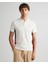 Erkek Krem Regular Fit Renk Bloklu Polo 2424124T.113 1