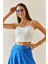 Beyaz Balenli & Askılı Crop Bluz 5YXK2-48340-01 1