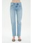 Ariana Açık Mavi Normal Bel Patı Fermuarlı Mom Jean Pantolon C 4525-174 2