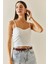 Beyaz Taş Detaylı Askılı Bluz 5YXK2-48344-01 4