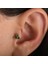 Zümrüt Taşlı Altın Tragus Piercing 2