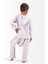 Müslin Erkek Çocuk Yazlık Sweatshirt Şalvarlı Pantolon Takım Beyaz 4