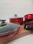 Tivoli Metallik Line Red Collection 9 Parça Tencere Seti 5