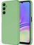 Samsung Galaxy A15 Kapak Içi Kadife Kamera Korumalı Lansman Silikon Kılıf - Açık Yeşil 1