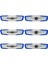 Mavi Stil 6pcs Tennis Racket Damper Silicone Shock-Absorbing Tennis Damper Non-Slipping Tennis Gadgets (Yurt Dışından) 1
