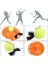 Turuncu Tarzı Tenis Eğitimi Taban Tahtası Egzersizi Tenis Topu Tenis Eğitimi Aracı Kendi Kendine Çalışma Ribaund Topu Eğitmeni Süpürgelik Müsabaka Cihazı (Yurt Dışından) 3