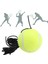 Turuncu Tarzı Tenis Eğitimi Taban Tahtası Egzersizi Tenis Topu Tenis Eğitimi Aracı Kendi Kendine Çalışma Ribaund Topu Eğitmeni Süpürgelik Müsabaka Cihazı (Yurt Dışından) 4