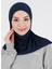 Düz Logo Hijab Hf - Premium Spor Günlük Başörtüsü Hazır Konforlu Tesettür Hijab Bone 1
