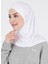 Düz Logo Hijab Hf - Premium Spor Günlük Başörtüsü Hazır Konforlu Tesettür Hijab Bone 1