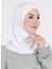 Düz Logo Hijab Hf - Premium Spor Günlük Başörtüsü Hazır Konforlu Tesettür Hijab Bone 4