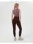 Lila Anvelop Belden Bağlamalı Kolsuz Crop Bluz 4