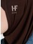 Düz Logo Hijab Hf - Premium Spor Günlük Başörtüsü Hazır Konforlu Tesettür Hijab Bone 3