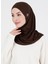 Düz Logo Hijab Hf - Premium Spor Günlük Başörtüsü Hazır Konforlu Tesettür Hijab Bone 4