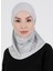 Düz Logo Hijab Hf - Premium Spor Günlük Başörtüsü Hazır Konforlu Tesettür Hijab Bone 1