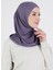 Düz Logo Hijab Hf - Premium Spor Günlük Başörtüsü Hazır Konforlu Tesettür Hijab Bone 3