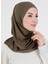 Düz Logo Hijab Hf - Premium Spor Günlük Başörtüsü Hazır Konforlu Tesettür Hijab Bone 3