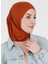 Düz Logo Hijab Hf - Premium Spor Günlük Başörtüsü Hazır Konforlu Tesettür Hijab Bone 2