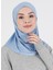 Düz Logo Hijab Hf - Premium Spor Günlük Başörtüsü Hazır Konforlu Tesettür Hijab Bone 1