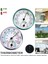 No.1 Stili Mini Termometre Higrometre Analog Nem Nem Ölçer Fahrenheit Santigrat Pil Gerekmez Oda Iklimi Dışarda Içeride (Yurt Dışından) 4