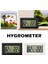 Siyah Stil Mini Dijital LCD Duvar Kapalı Uygun Sıcaklık Sensörü Nem Ölçer Termometre Higrometre Ölçer 50 ~ 110 Derece Aralığı (Yurt Dışından) 4