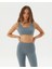 Mavi Organik Pamuk Low Back Bra Sırt Dekolteli Göğüs Pedli Yoga Pilates Sütyeni 4