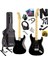 RPH-40BK-ST Full Black Elektro Gitar Seti HSH Manyetik Maple Klavye Üst Kalite 1