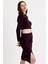 Siyah Vatkalı Crop Fit Bluz 3
