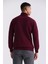 Bordo Slim Fit Tam Balıkçı Yaka Triko Kazak 4