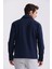 Lacivert Slim Fit Mono Yaka Mevsimlik Mont 4