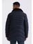 Lacivert Regular Fit Yaka Kürklü Kışlık Mont Mont 4
