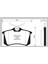 Arka Balata Mgnii-Lgn-Golf Iii-Iv-Passat III-POLO-C3-C4-P307-AUDI A3 87X52.9X15MM GDB1416-GDB1587 18051 1