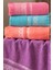Saçaklı 6'lı El ve Yüz Havlu Seti | Baş Havlusu | 50X90 cm | %100 Pamuk 3