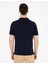 Erkek Lacivert Slim Fit Basic Tişört 50280754-VR033 5