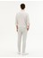 Erkek Gri Slim Fit Beli Lastikli Kanvas Pantolon 50288508-VR024 4
