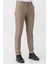 White Stone Arbon P1014 Slim Fit Pamuklu Likralı Kupon Pantolon Bej 3