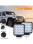 10 Adet Off Road Beyaz LED Sis Farı Kare Çalışma Lambası 12/24V 2