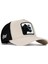 V1 Trucker Panter - 4 Kod Logolu Unisex Bej-Siyah Şapka (Cap) 1
