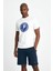 Logolu Bisiklet Yaka % 100 Pamuk T Shirt Erkek T Shirt EM185 1