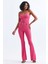 Kemer Detaylı Ottoman Pantolon | PNT34753 Pembe 1