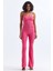 Kemer Detaylı Ottoman Pantolon | PNT34753 Pembe 2