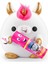 Aburcubur 35 cm Peluş Unicorn ve Bazooka 77511 1