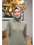 Harmony Collection Soft Eşarp Gri Lacivert 1176-08 1