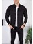 Erkek Slim Fit Kot Gömlek 4