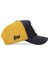 V1 Trucker Ayı - 6 Kod Logolu Unisex Koyu Antrasit-Sarı Şapka (Cap) 2