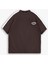 Erkek Yazlık Oversize 'champion Boys' Baskılı T-Shirt Kahverengi 4