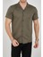 Erkek Slim Fit Polycotton Kısa Kol Gömlek 1