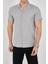 Erkek Slim Fit Polycotton Kısa Kol Gömlek 2
