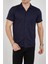 Erkek Slim Fit Polycotton Kısa Kol Gömlek 1