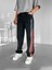 Erkek %100 Pamuk Baggy Fit Retro Line Jean Siyah 2