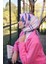 Boheme Collection Soft Eşarp Menekşe Pembe 1174-13 4